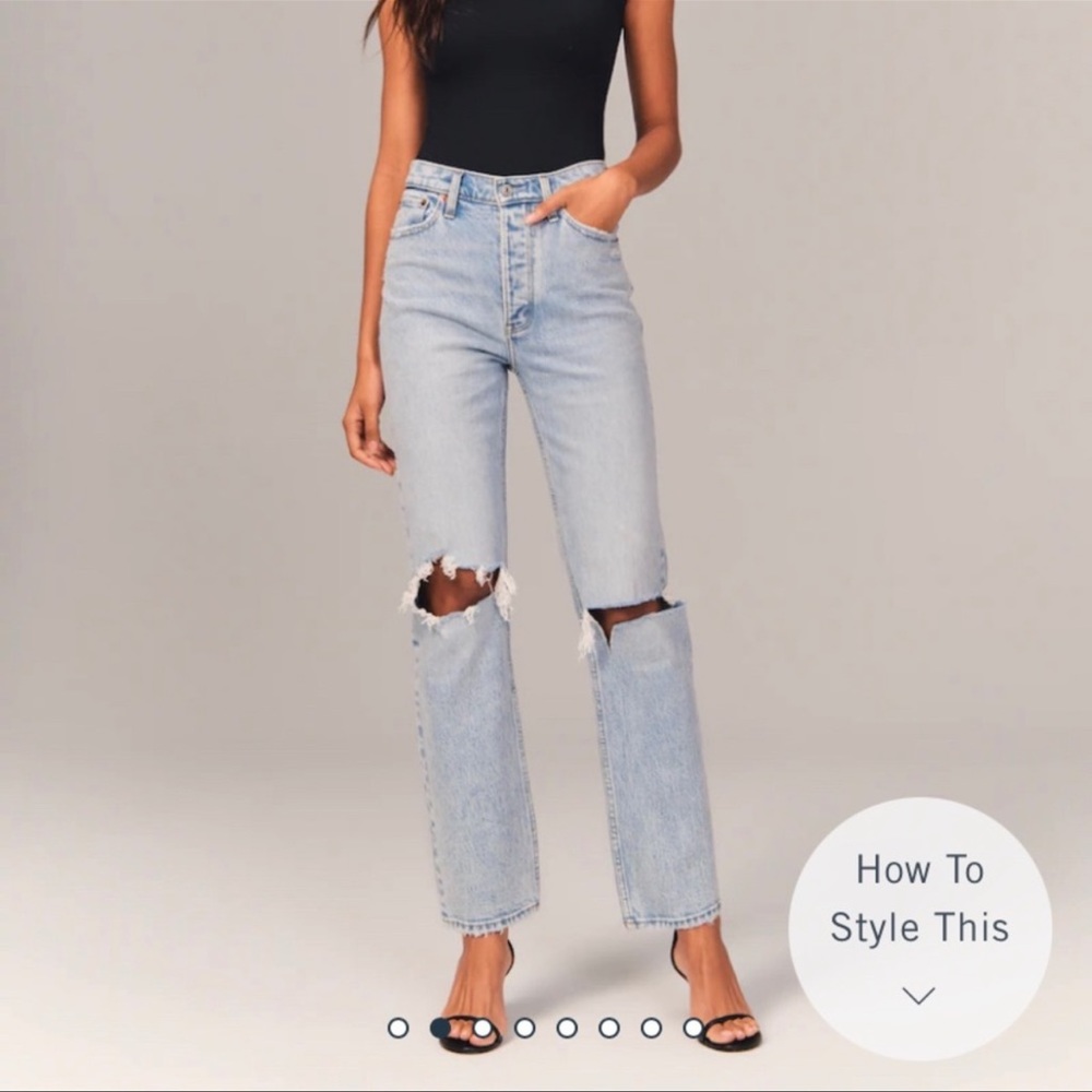 Abercrombie | Dad High Rise Jeans